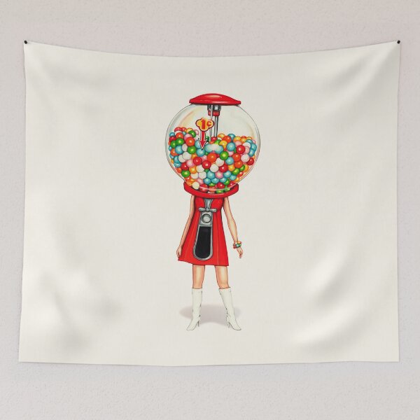 Item preview, Gumball Machine Girl designed and sold by Kelly  Gilleran.