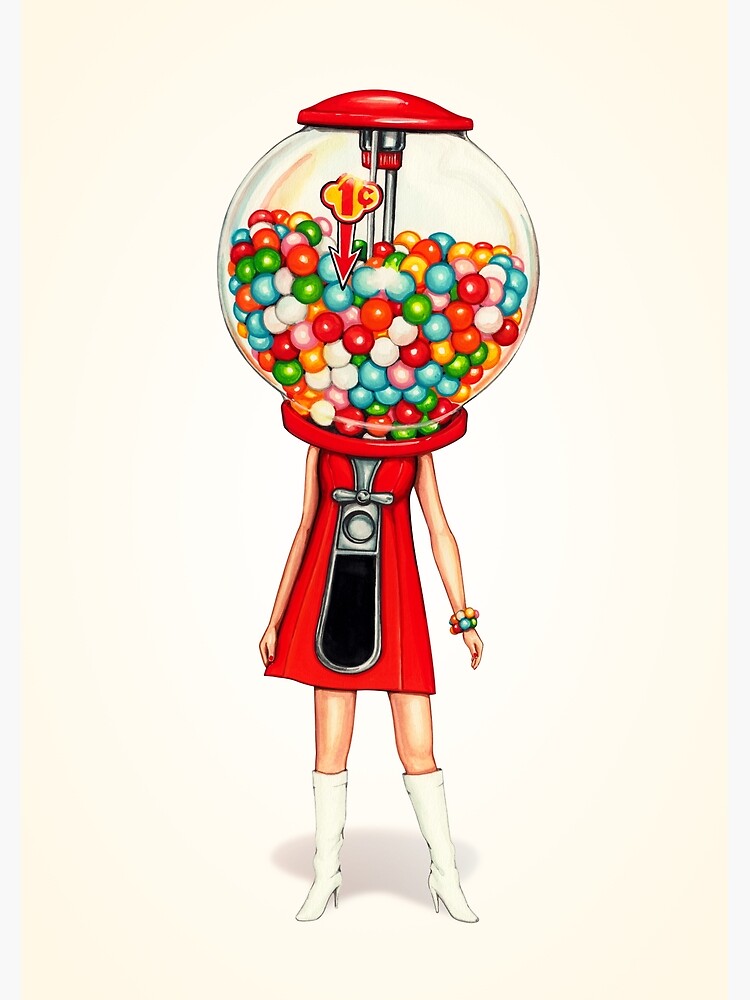 Gumball Machine Girl by KellyGilleran