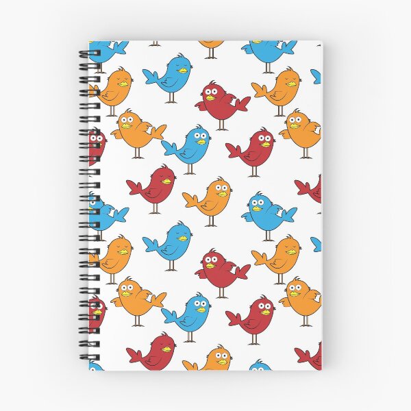 Item preview, Funny Multi Colored Bird Everybirdy Pattern designed and sold by thecooltable.