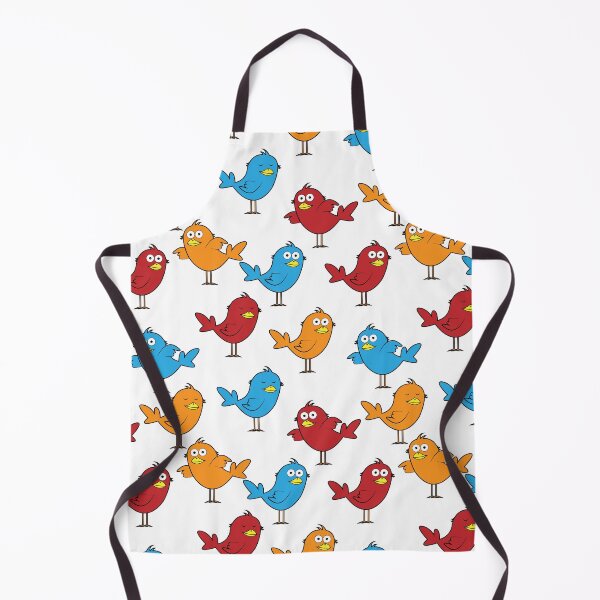 Item preview, Funny Multi Colored Bird Everybirdy Pattern designed and sold by thecooltable.