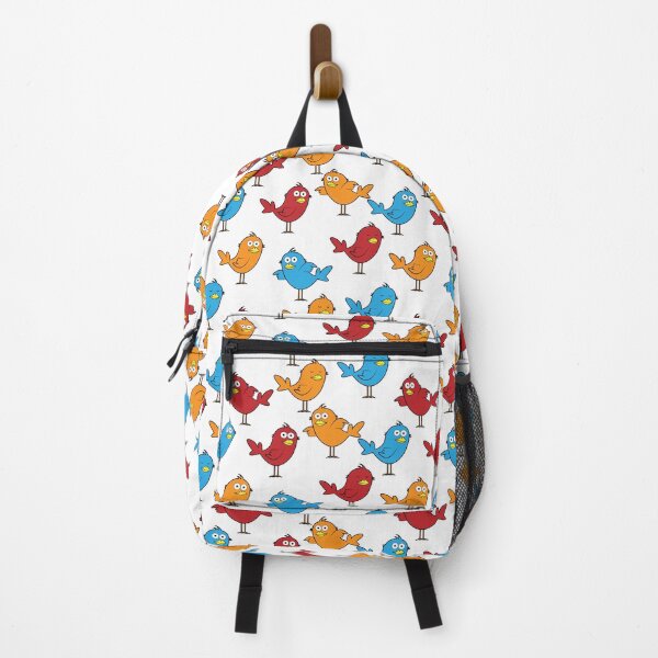 Item preview, Funny Multi Colored Bird Everybirdy Pattern designed and sold by thecooltable.
