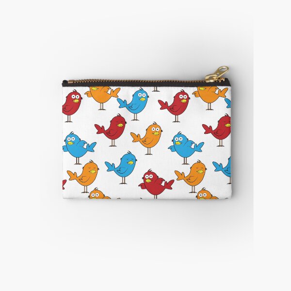 Item preview, Funny Multi Colored Bird Everybirdy Pattern designed and sold by thecooltable.