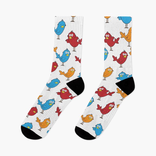 Item preview, Funny Multi Colored Bird Everybirdy Pattern designed and sold by thecooltable.