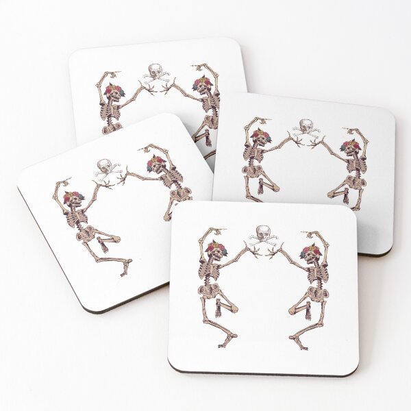 Item preview, Two Dancing Skeletons designed and sold by Finolca.