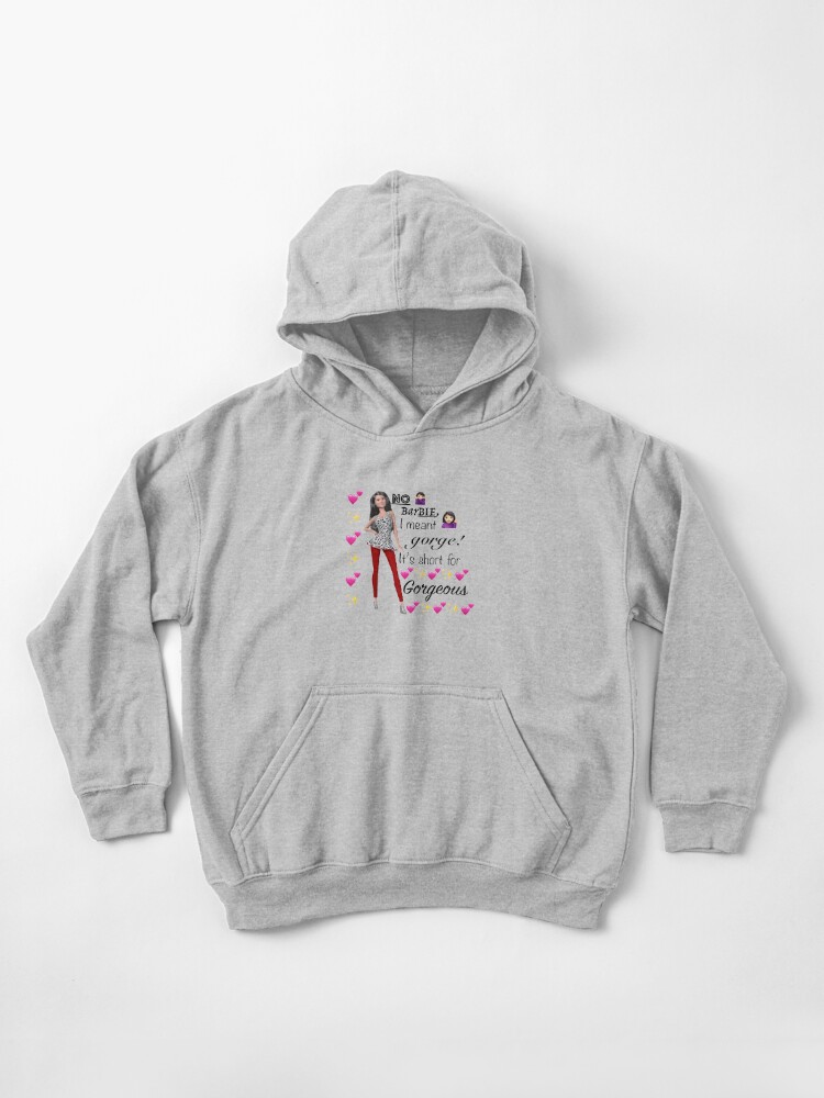 NO BarB1E funny ICONIC Raquelle quote | Kids Pullover Hoodie