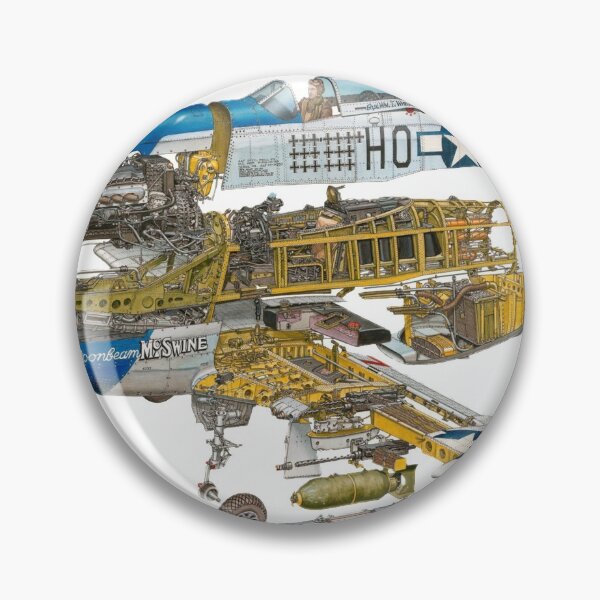 Item preview, P-51 Mustang Plane, Aviation | Engineering designed and sold by Thermopolium.