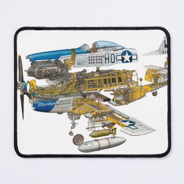 Item preview, P-51 Mustang Plane, Aviation | Engineering designed and sold by Thermopolium.