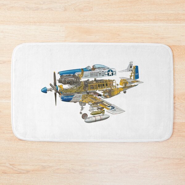 Item preview, P-51 Mustang Plane, Aviation | Engineering designed and sold by Thermopolium.