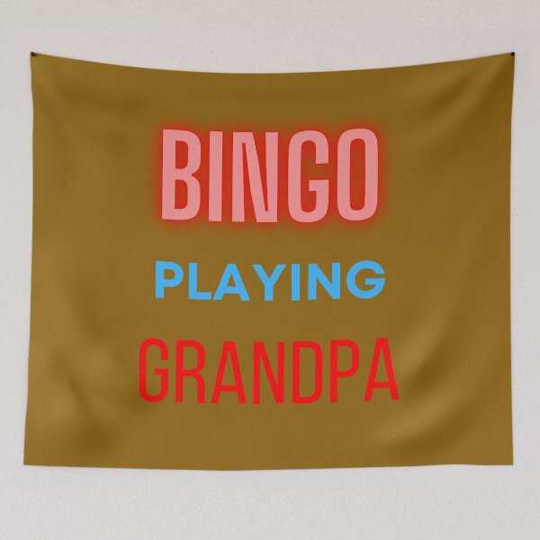Item preview, Bingo Playing Grandpa, Bingo Grandpa, Great T-shirt designed and sold by JoesCornerStore.