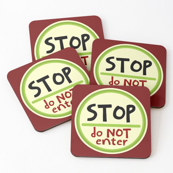 Item preview, STOP door sign  designed and sold by sandpiperstudio.