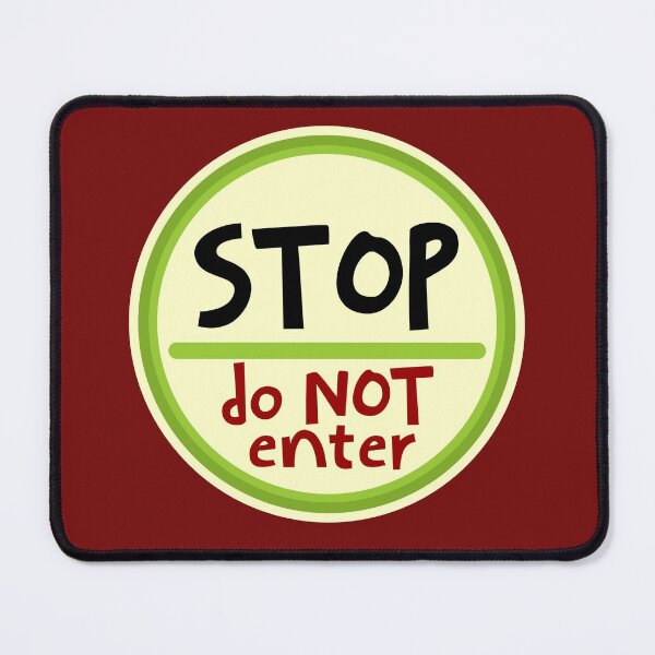 Item preview, STOP door sign designed and sold by sandpiperstudio.