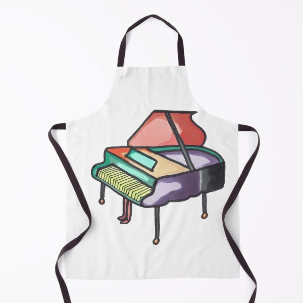 Item preview, Drawing, musical instrument, piano, multicolored, BebiCervin designed and sold by BebiCervin.