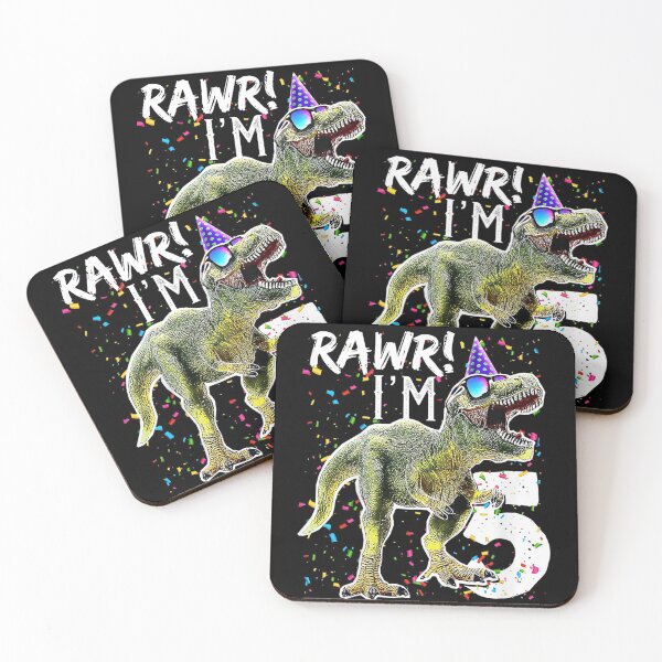 Item preview, Kids Rawr Im 5 5th Birthday PartyRex Dinosaur for Boys designed and sold by JaisonshiJan.