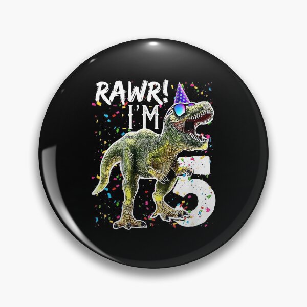 Item preview, Kids Rawr Im 5 5th Birthday PartyRex Dinosaur for Boys designed and sold by JaisonshiJan.