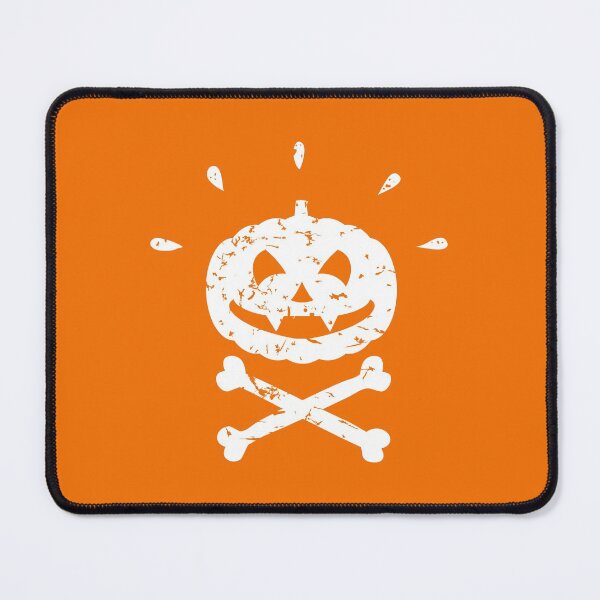 Item preview, funny Pirate Vampire Pumpkin Halloween Stencil white designed and sold by un-artiges.