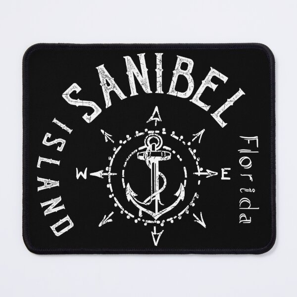 Item preview, Sanibel Island Florida, FL Nautical Compass Rose, Beach, Sailing Sailboat Boat Anchor Souvenir designed and sold by ArtByBollwitt.