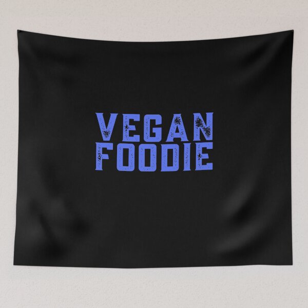 Item preview, Vegan Foodie Vintage Blue Print For People Powered By Plants designed and sold by Vegginitup.