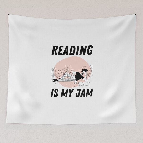 Artikelvorschau, Kopie von Reading Is My Jam entworfen und verkauft von Harmonystore.
