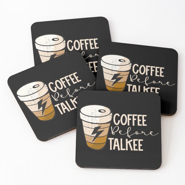 Item preview, Coffee before talkee - funny coffee day designed and sold by Designs Of all kinds.