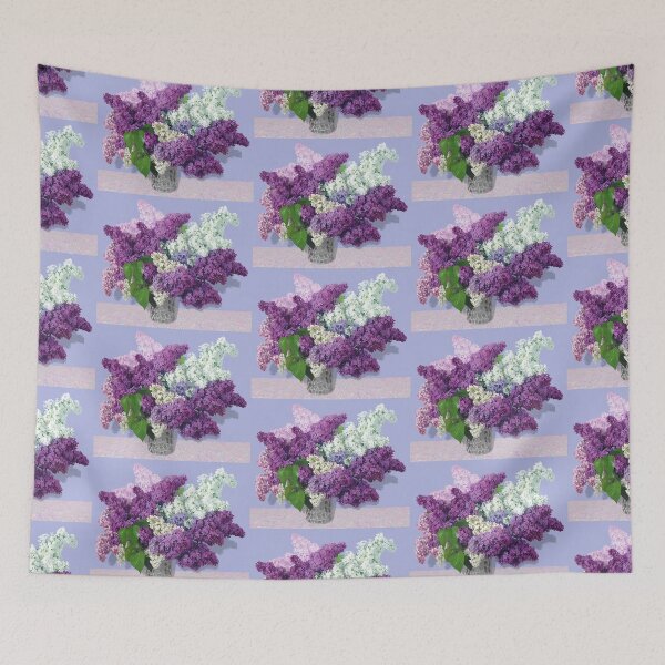 Item preview, White and Purple Lilacs designed and sold by Sport-it.