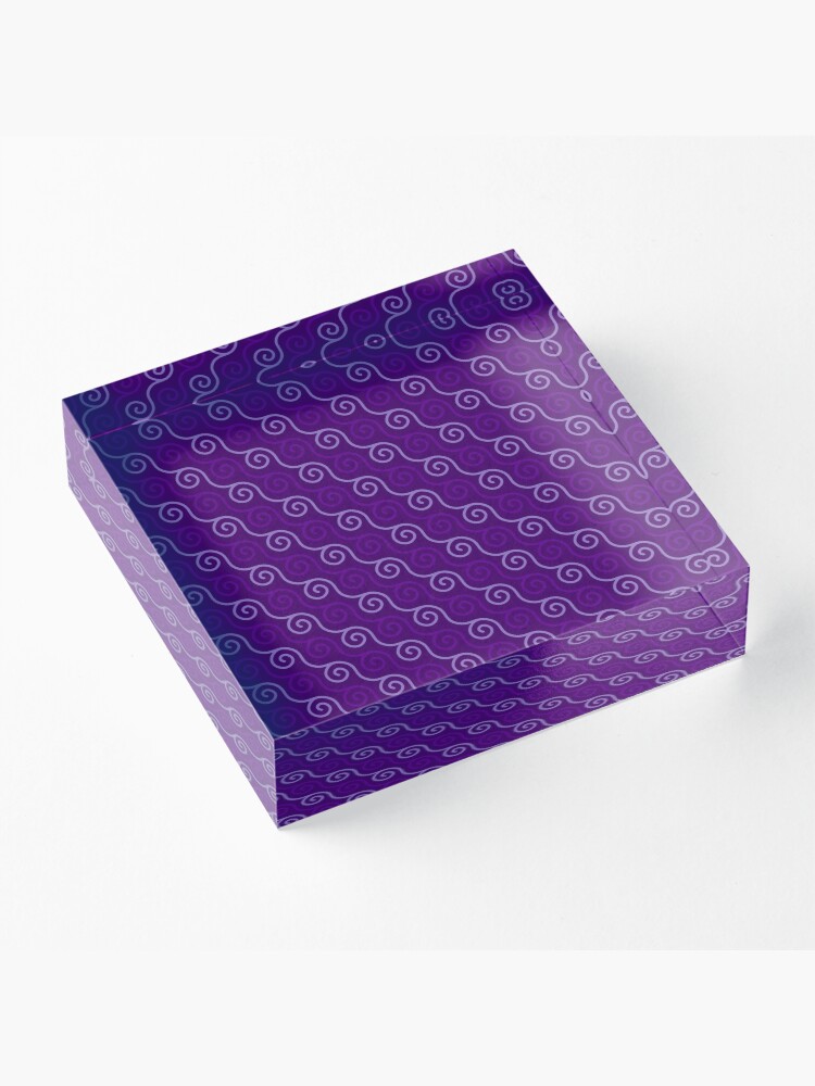 Alternate view of Royal Bouquet - Pattern Monster Acrylic Block