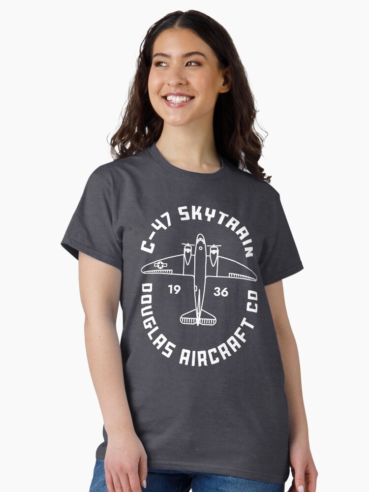 Thumbnail 2 of 7, Classic T-Shirt, C-47 Skytrain designed and sold by Aeronautdesign.