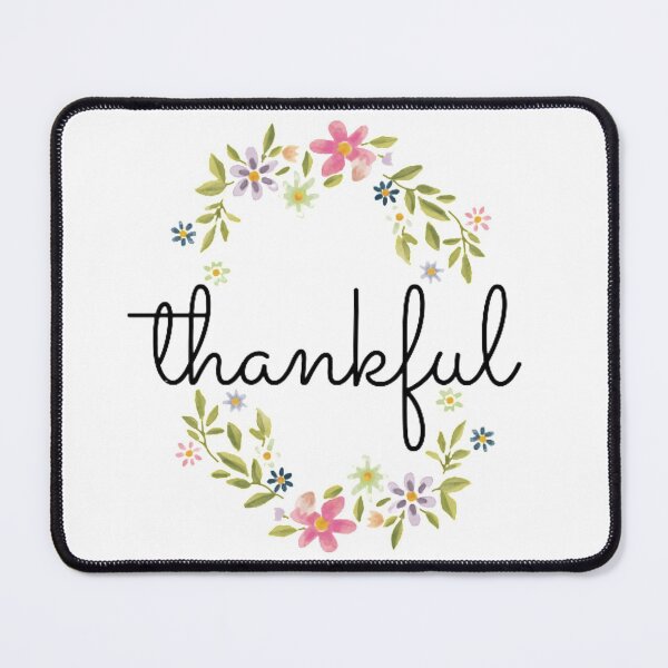 Item preview, "Thankful Floral Wreath" designed and sold by ChristinesCo.