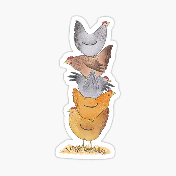 Hen Tower Sticker