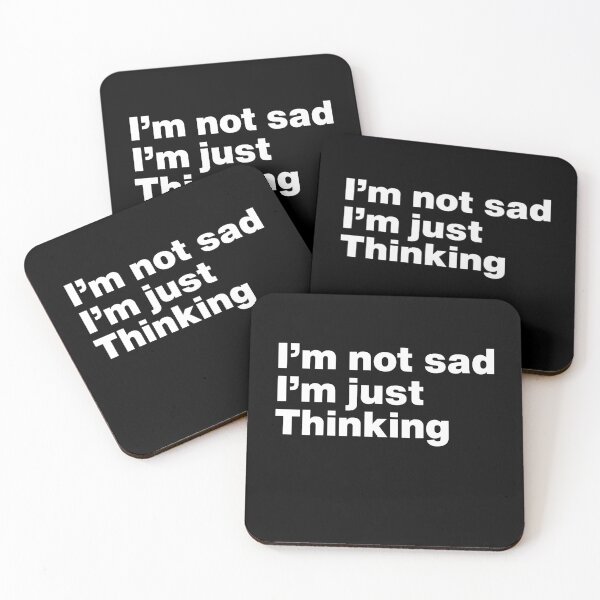 Item preview, I'm not sad i'm just thinking - By Asdev designed and sold by asdev.