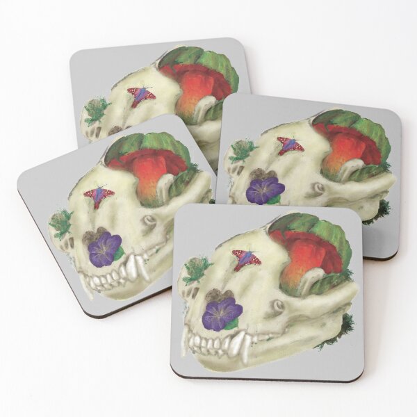 Item preview, Wolf bolete badger skull - garden and gardening  designed and sold by SeemsFamiliar.
