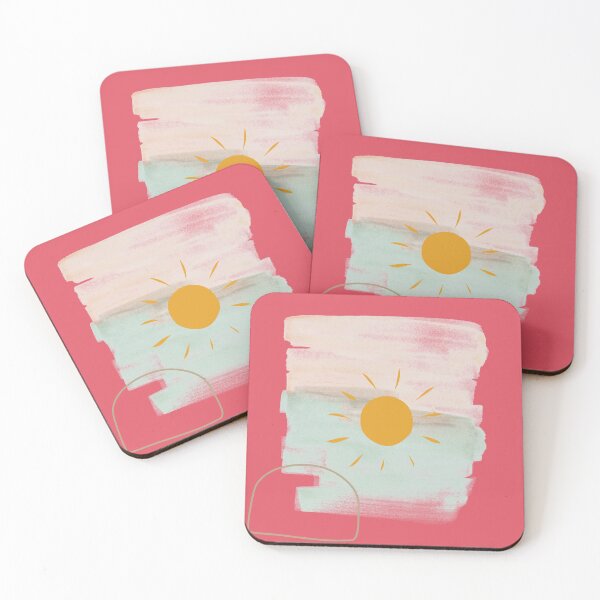 Item preview, Fall Watercolor Sun and Ocean designed and sold by mainsqueezemar.