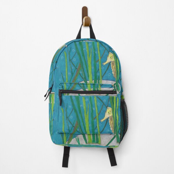 Item preview, Peekaboo Seahorse Looking Around Plants in the Sea designed and sold by AliCatOriginals.