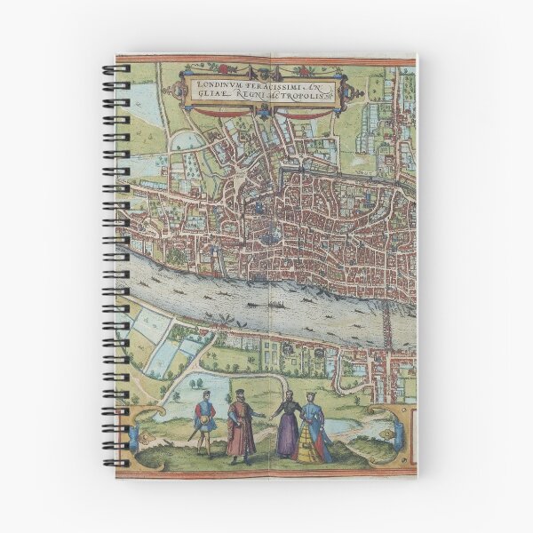 Item preview, Map - London, 1572, Braun and Hogenberg designed and sold by imageresource.