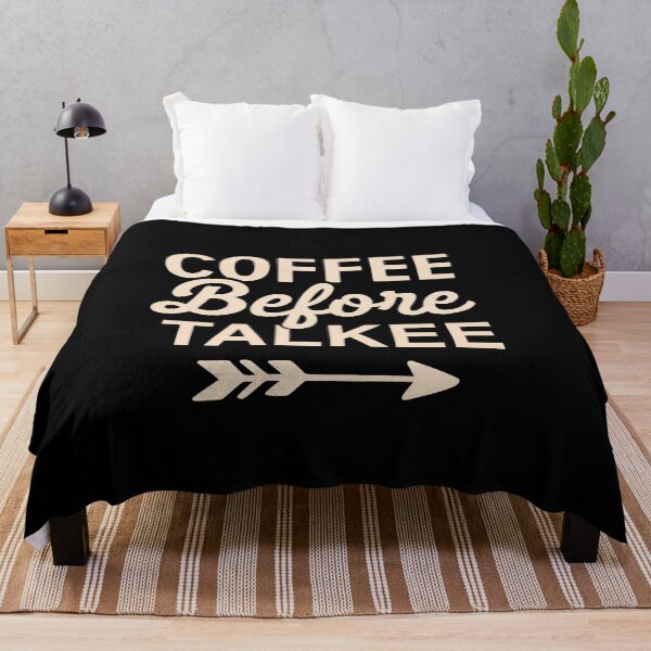Item preview, Coffee before talkee - funny coffee day designed and sold by Designs Of all kinds.