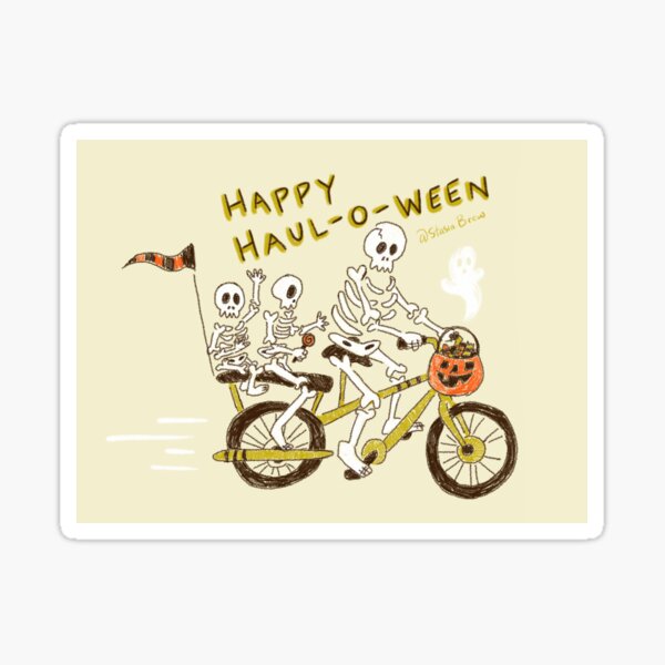 Happy Haul-O-Ween Sticker