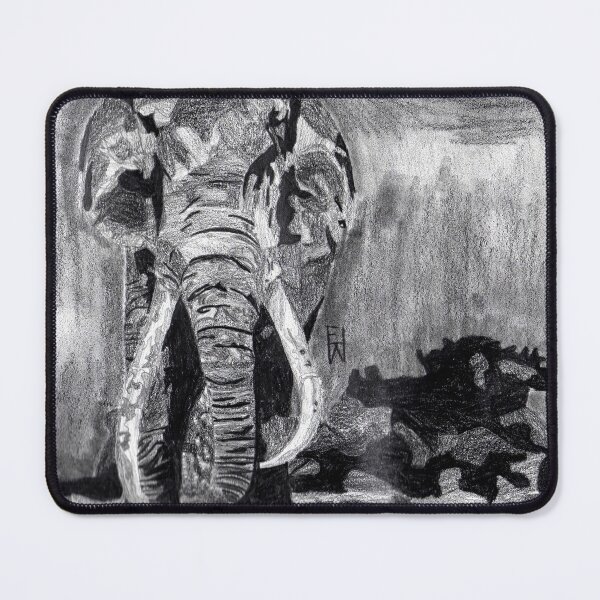 Weary Elephant Mouse Pad