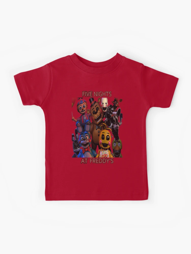 CAMISETA FIVE NIGHTS AT FREDDY ANIMATRONICS