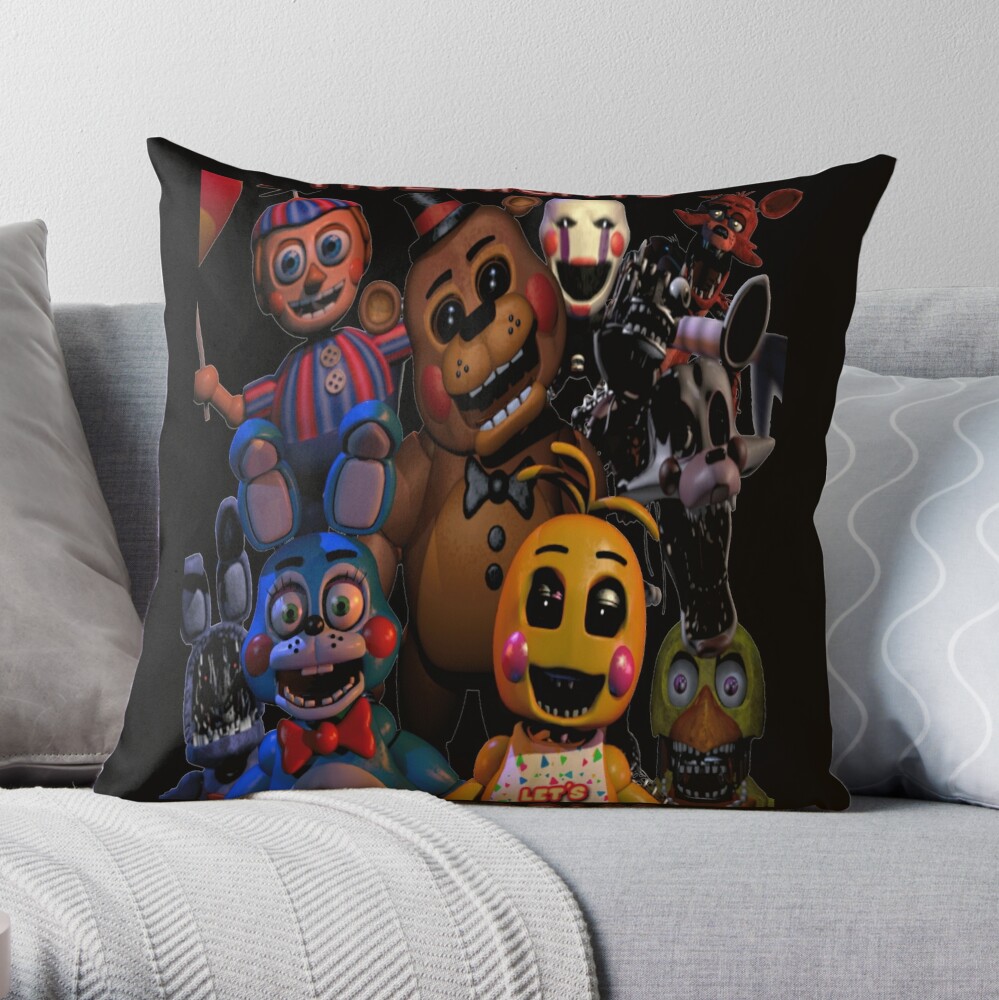 Five Nights at Freddy's Pillows - FNAF 2 animatronics Throw Pillow RB1602 - Five  Nights at Freddy's Store