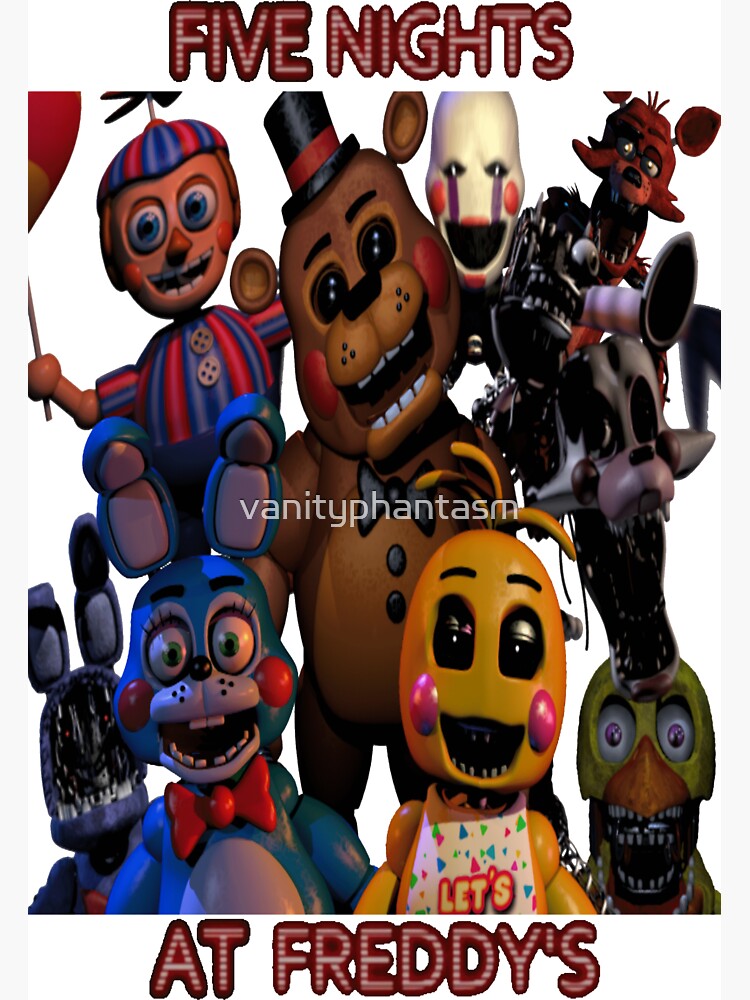 Five Nights at Freddy's 3: It's All in Your Mind Magnet for Sale by  vanityphantasm