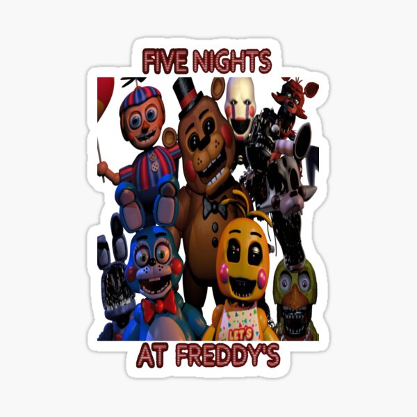 FNAF 2 animatronics Sticker