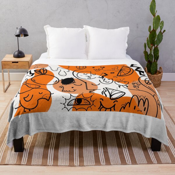 Item preview, orange thoughts  designed and sold by Anna Rose Benson.