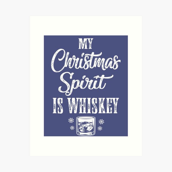 Item preview, Whiskey is my Christmas Spirit designed and sold by Bafalo.