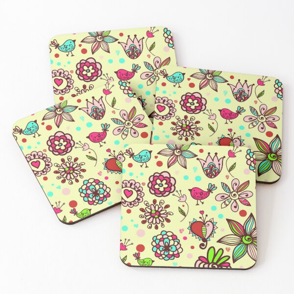 Item preview, Flowers and birds art designed and sold by StudioArtSP.