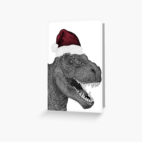 Item preview, Santa-saurus Rex designed and sold by ECMazur Art.