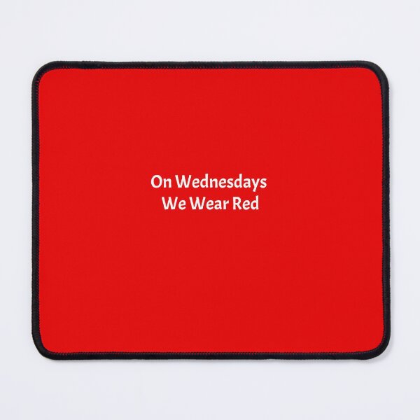 Item preview, On Wednesdays We Wear Red , Funny Saying , Funny Quotes designed and sold by Soukainadesign.
