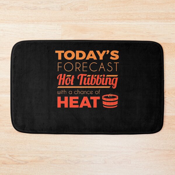 Item preview, Funny Hot Tub Forecast Relax Spa Sauna Party Hot Water Bath designed and sold by quicktees.