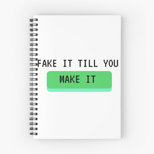 Item preview, Fake It Till You Make It designed and sold by MYNTLYF.