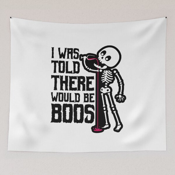 Item preview, Booze Drinking Skeleton, Here For The Boos  designed and sold by Maria Garcia.
