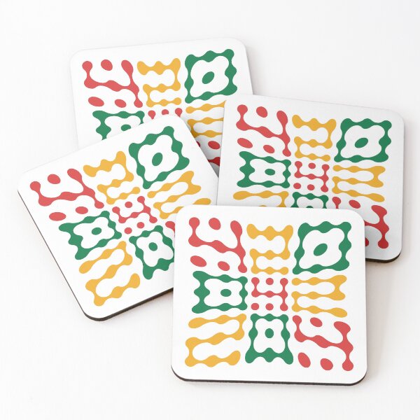 Item preview, Warped 420 Metaballs Typography (Rasta Colours) designed and sold by John Uttley.
