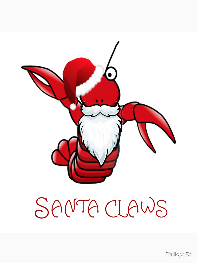 santa claws crab shirt